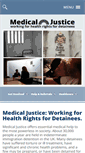 Mobile Screenshot of medicaljustice.org.uk